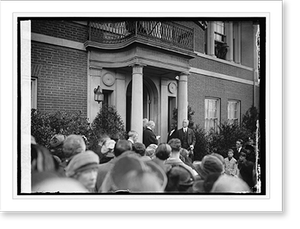 Antique Photo Print - Woodrow Wilson, 1923 - Vintage Wall Art Gift