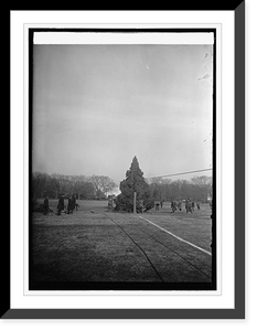 Historic Framed Print, Community Christmas tree, [12/24/23] - 2,  17-7/8" x 21-7/8"