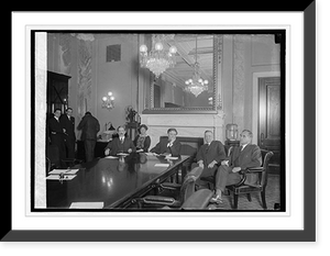 Historic Framed Print, Foreign Relations Com. [of] the Senate, 1/21/24,  17-7/8" x 21-7/8"
