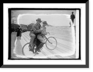 Historic Framed Print, Con. Conrad & Irving Caesar, 4/17/24,  17-7/8" x 21-7/8"