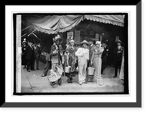 Four women dressed in costumes, 5/12/24, Antique Wall Art