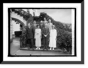Historic Framed Print, Coolidge & Dawes Group, [7/1/24] - 2,  17-7/8" x 21-7/8"