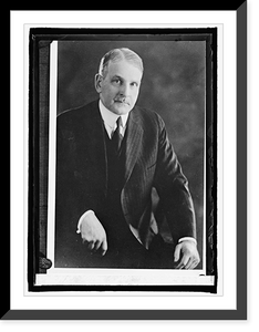 Historic Framed Print, Capt. F.B. Bassett, U.S.N., 7/1/24,  17-7/8" x 21-7/8"