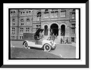 Historic Framed Print, David Goldstine of Boston in gospel wagon, 9/18/24,  17-7/8" x 21-7/8" Historic Framed Print, David Goldstine of Boston in gospel wagon, 9/18/24,  17-7/8" x 21-7/8"