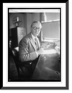 Historic Framed Print, Paul Ship Andrews, Dept. of Justice, 9/22/24,  17-7/8" x 21-7/8"