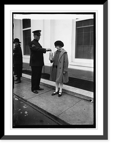 Historic Framed Print, Carles[?] Nolan collects from A.W. Gall for Walter Johnson Memorial, 10/2/24,  17-7/8" x 21-7/8"