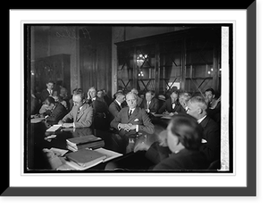 Chas. B. Hilles of New York before Borah Slush Fund Com., 10/23/24, Antique Poster