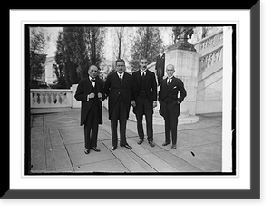 Historic Framed Print, Reception to Gen. P.E. Calles by [...] Union governing board, [11/24],  17-7/8" x 21-7/8"