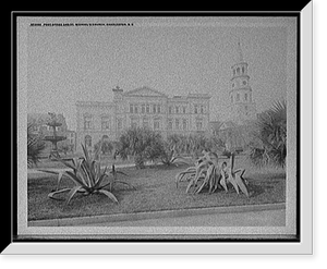 Concert in Park, Antique Print