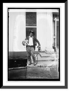 Lee Turner of Tuscon, Arizona at W.H. i.e. White House, Washington, D.C., 11/12/24, Historic Print