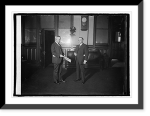 Historic Photo Print - P.M.G. New gives $1,000 reward to Richard, 1924