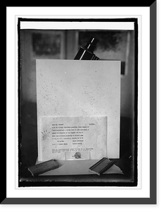 Letter contained in eye of needle at Natl. Museum, 12/17/24, Antique Print