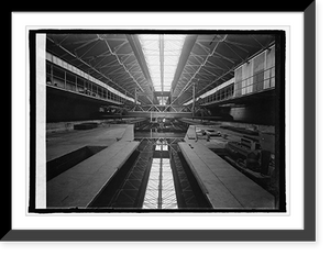 Historic Framed Print, Experimental Basin, Wash. Navy Yard, [Washington, D.C.],  17-7/8" x 21-7/8"