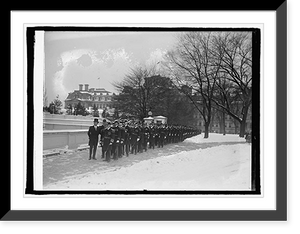 Officers of Navy with Asst. Sec. Robinson at New Year reception, Washington, D.C., 1/1, Vintage Wall Art