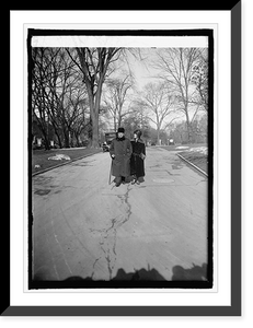 Rep. and Mrs. Thomas D. Schall of Minn. at White House, Washington, D.C., 1/21/25 Classic, Vintage Wall Art