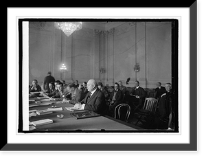 Historic Framed Print, Sec. Weeks before House of Rep. Aircraft Com., 2/28/25 - 2,  17-7/8" x 21-7/8"