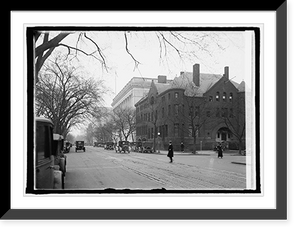 Historic Framed Print, H St., NW, west from 16th, [Washington, D.C.] - 2,  17-7/8" x 21-7/8"