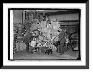 Historic Framed Print, Frank C. Staley & F.N. Bushby of Dead Letter Office, P.O. Dept., 3/25/25,  17-7/8" x 21-7/8"
