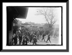 Historic Framed Print, Opening game, April 22, 1925,  17-7/8" x 21-7/8"