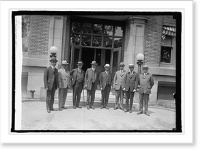 Antique Photo Print - Hoover with American delegates to Pan, 1925