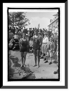 Miss Florence Shadding & H.J. McMillan, Columbia Country Club, Chevy Chase, Maryland,, Antique Wall Art