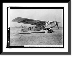 Historic Framed Print, Ford commercial airplane,  17-7/8" x 21-7/8"