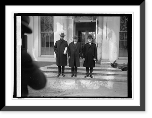Sen. Smoot, Sec. Hoover, Rep. Mapes (Reorganization Conference), 12/10/25, Antique Poster