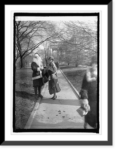 Irene Rich & Santa Claus, 12/14/25, Vintage Poster