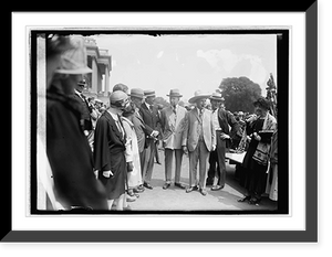 Historic Framed Print, Dawes & Sen. Cameron at Hopi snake dance at Capitol, [Washington, D.C.],  17-7/8" x 21-7/8"