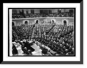 Geo. Washington Memorial exercises, Capitol, Washington, D.C., 2/22/27 Classic, Historic Reproduction