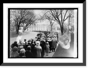 Historic Framed Print, New Year Reception, 1927,  17-7/8" x 21-7/8"