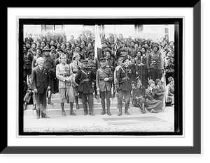 Historic Framed Print, French Blue Devils, May 12, 1915 - 5,  17-7/8" x 21-7/8"