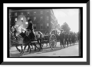 Funeral of F4" victimes, Sept. 28, 1915", Antique Print