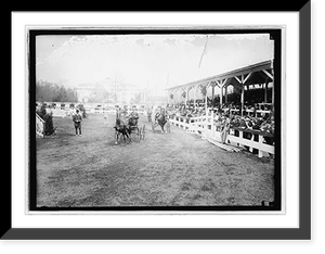 Historic Framed Print, Horse show, [Wash., D.C.], May 3, 1917,  17-7/8" x 21-7/8"