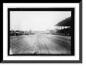 Historic Framed Print, Auto races, Benning, Md., [i.e., Washington, D.C.], c. 1916 - 4,  17-7/8" x 21-7/8"