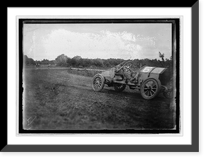 Historic Framed Print, Auto races, Bennings, Md. [i.e., Washington, D.C.], 1915 - 8,  17-7/8" x 21-7/8"