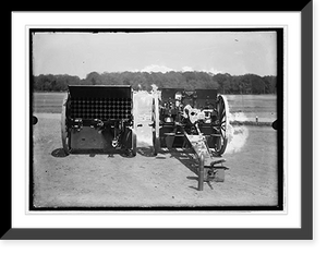 Historic Framed Print, [Artillery] - 2,  17-7/8" x 21-7/8"