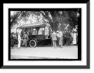 Historic Framed Print, Food Adm. War Camp community service, Wash., D.C. - 2,  17-7/8" x 21-7/8"