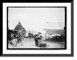 Historic Framed Print, Cavalry camp, Winchester, Va., 1913 - 2,  17-7/8" x 21-7/8"
