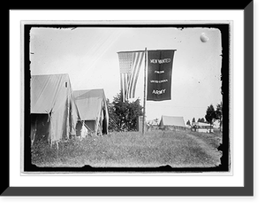 Historic Framed Print, Cavalry camp, Winchester, Va., 1913 - 3,  17-7/8" x 21-7/8"