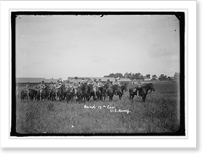 Historic Military - Band, 15th U.S. Cavalry - Vintage Home Decor Print