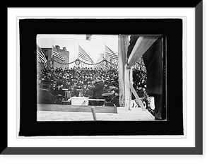 Red Cross corner stone, Pres. H. Taft?, 3/27/15 Classic, Historic Print