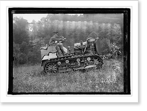 Historic Military - Artillery tractor, Sec. of War Baker, July, 1918 (1)