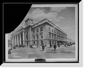 Historic Framed Print, [Passenger terminal, Chicago, Ill.],  17-7/8" x 21-7/8"