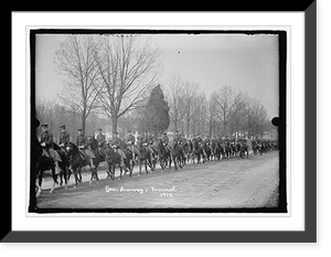 Historic Framed Print, Gen. Kearney's funeral, 1912,  17-7/8" x 21-7/8"