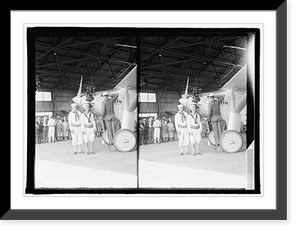 Vintage Photo Print - St. Louis - Spirit of airplane