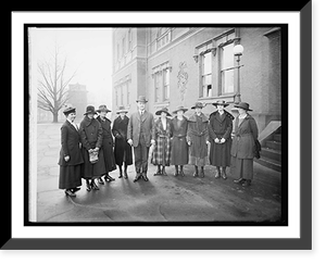 Secty. Houston & Girl's Club from Mississippi, Antique Wall Art
