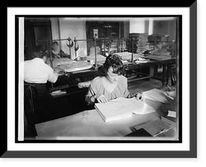 Historic Framed Print, Congressional Library, [Washington, D.C.]: bookbinding - 4,  17-7/8" x 21-7/8"