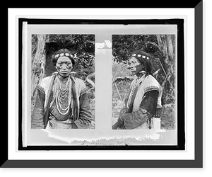 Historic Framed Print, Bunum man (Formosa),  17-7/8" x 21-7/8"