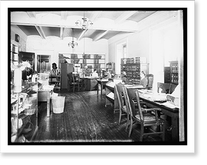 Vintage Building Photo - Washington, DC - Reading room for blind